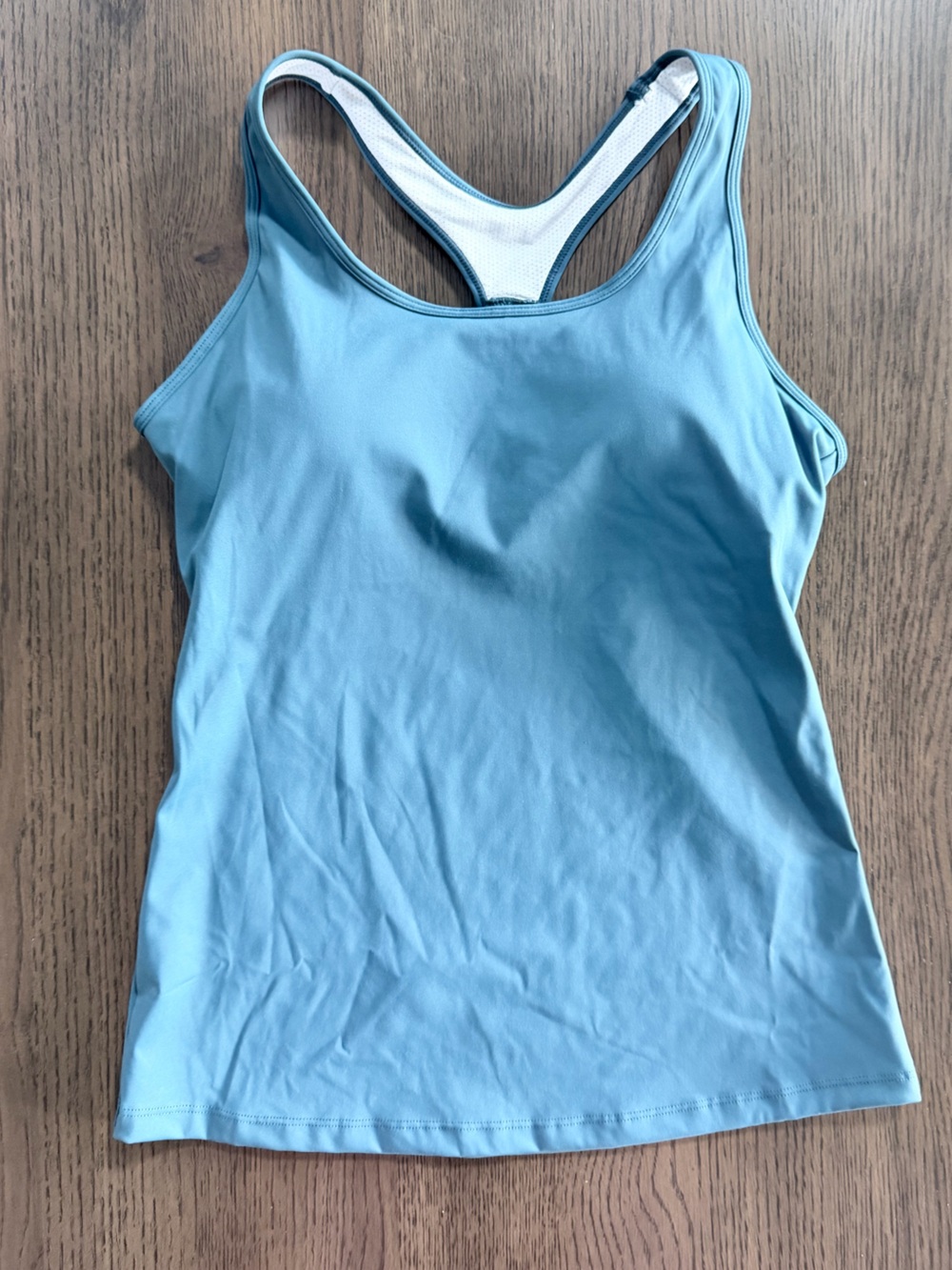 NWOT Women’s Small Running Girl Blue Racerback Women's Tank Top